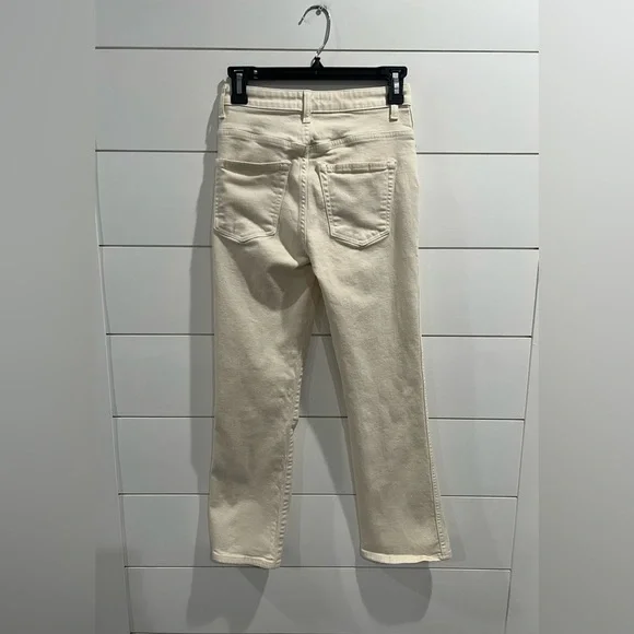 Khaite ivory Benny crop flare jeans - Picture 9 of 10